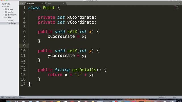 OOPS || Design a Point || Java In Telugu смотреть онлайн