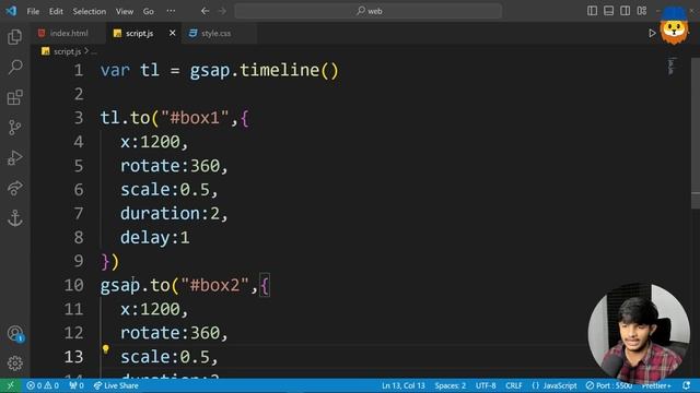 20.2 GSAP - Getting Started With Basics
