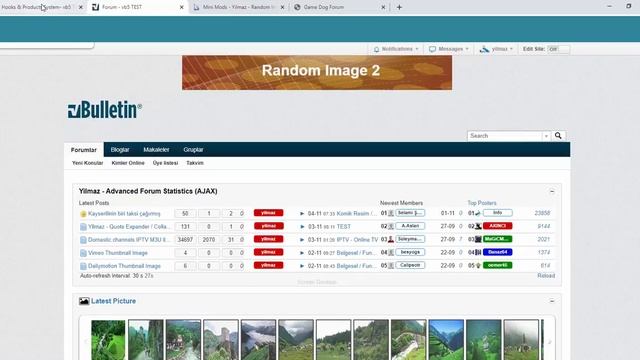 Installation Yilmaz Random Images in Header vB5 смотреть онлайн