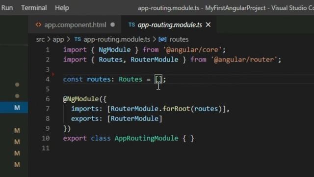 Routing in Angular смотреть онлайн