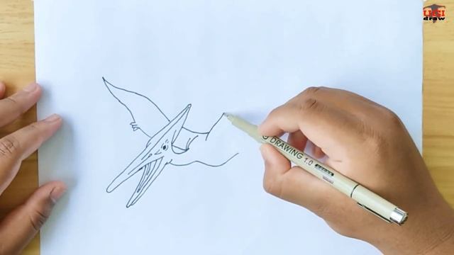 How to Draw a Pterodactyl Step by Step Easy | Dinosaur Drawing Pterodactyl From Jurassic World смотреть онлайн