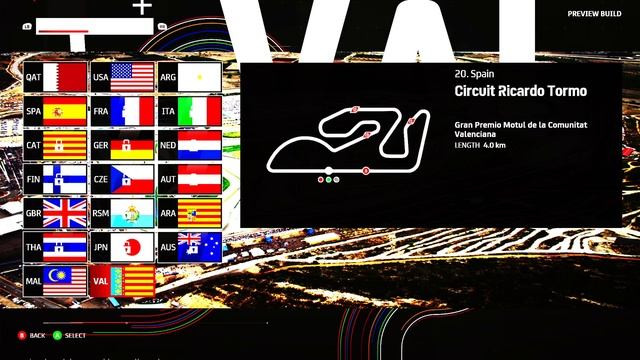 MotoGP 21 All Tracks Shown