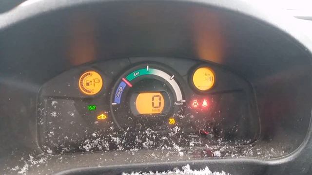 Тест дополнительной батереи электромобиля Mitsubishi Minicab Miev