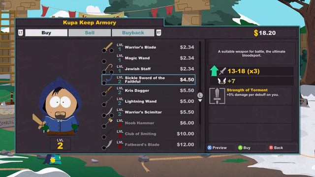 Butters Kicks Ass For Once: South Park The Stick Of Truth - Episode 1 смотреть онлайн