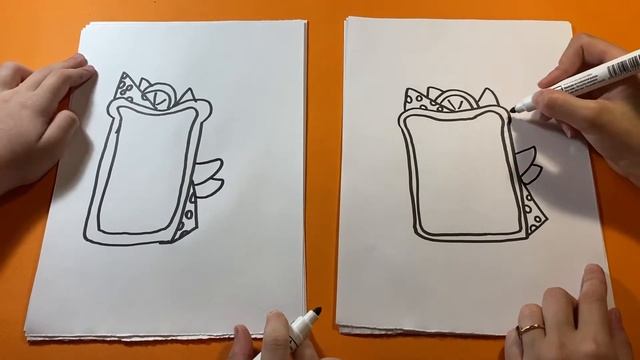 Как Нарисовать Сэндвич? смотреть онлайн
