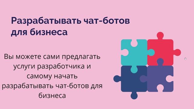 Как заработать на создание чат-ботов для бизнеса в 2021 году. Как создать чат-бот. смотреть онлайн