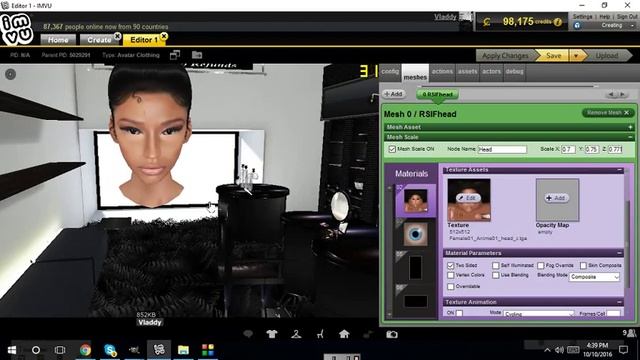 IMVU Nicki Minaj Mesh Head смотреть онлайн