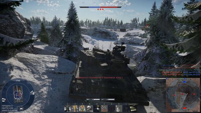 Украинский Танк Т-80У, хорошо отрабатывает по противнику. В игре War Thunder: [1440p 60FPS] смотреть онлайн