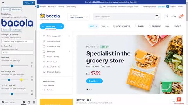 Bacola - How to resize logo in WordPress theme? смотреть онлайн