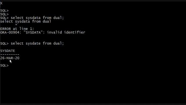 19: Oracle SQL - Dual table смотреть онлайн