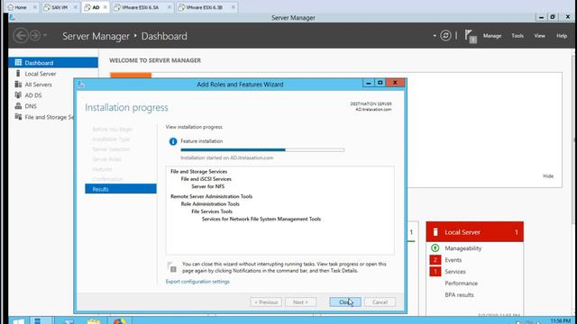 Configure NFS Datastore in VMware vSphere 6.5 | Migrate VM from Shared Datastore to NAS - Part 8 смотреть онлайн