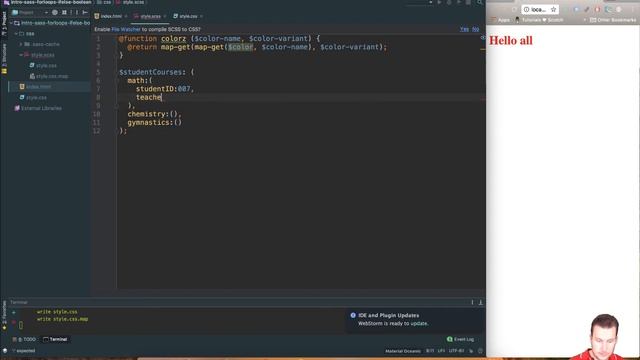 SASS intro | S01E20 | Sass example - Part I смотреть онлайн