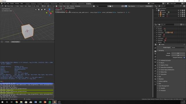 Blender 2.8 Scripting With Python Intro смотреть онлайн