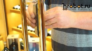 Установка накладного кодового замка на стеклянную дверь: Samsung SHS G517X