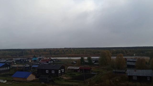 Утро в деревне. Первый снег. смотреть онлайн
