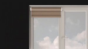 Установка рулонной шторы  на глухое окно