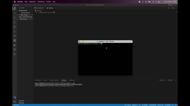 Shell-Skript mit Python? | Automatisierung | Deutsch смотреть онлайн