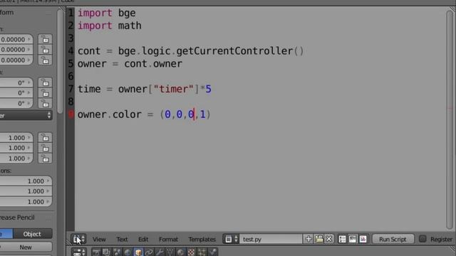 Python в Blender Game Engine урок часть 1 смотреть онлайн