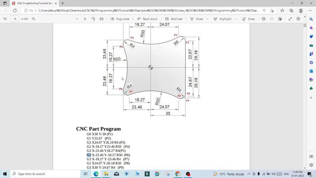 G02 AND G03 Radius and I J K смотреть онлайн