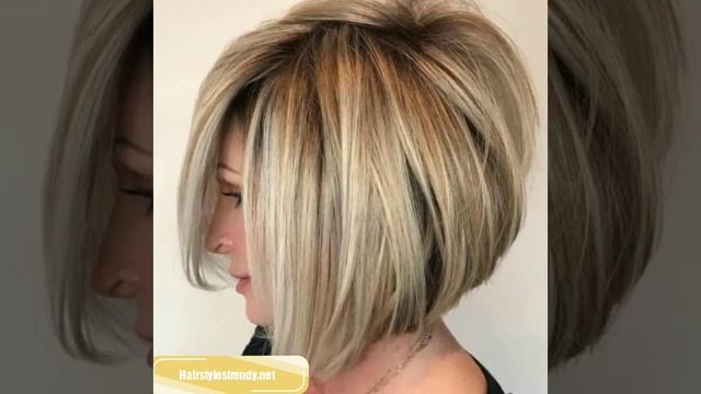 Top 30 Short Bob Haircuts And Anti Aging Hair Color Ideas Stacked Bob For 2023 смотреть онлайн