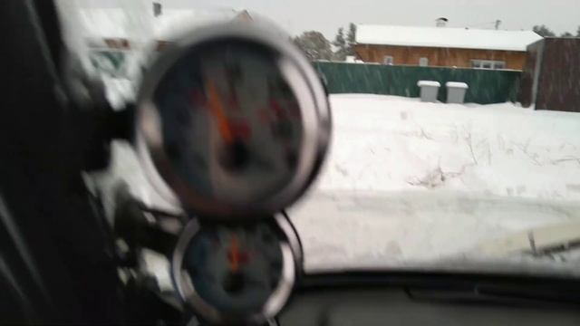 Шины Dunlop SP Winter Ice02 - спонтанный мини тест на проходимость по снегу. смотреть онлайн