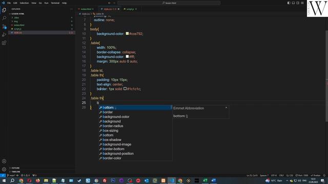 Responsive Table using HTML & CSS смотреть онлайн