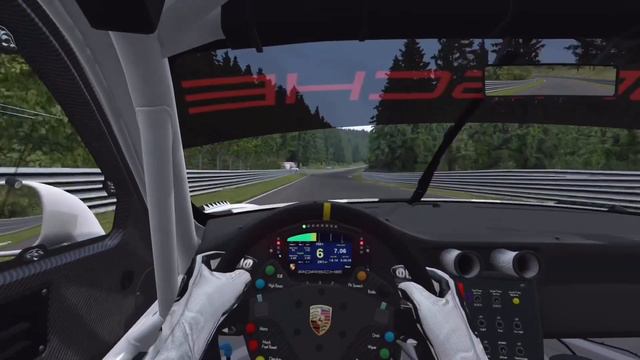 Porsche 911 GT3R 6:52 POV Fast Lap at Nordschleife смотреть онлайн
