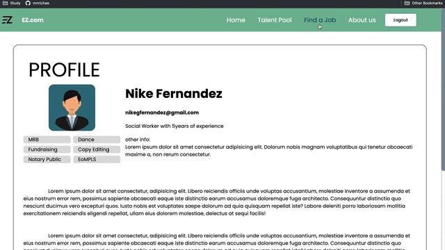 Job hunting site using React & API local storage смотреть онлайн