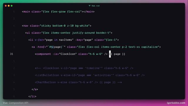 Vue Composition API From Scratch #5 - Dynamic component смотреть онлайн