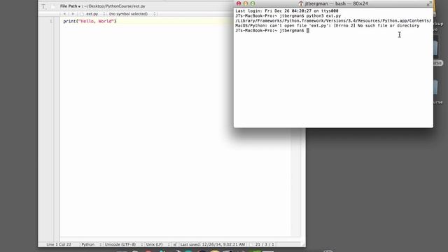 001 Writing An External Python File смотреть онлайн