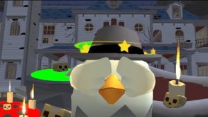 Страшные декорации в ЧИКЕН ГАН