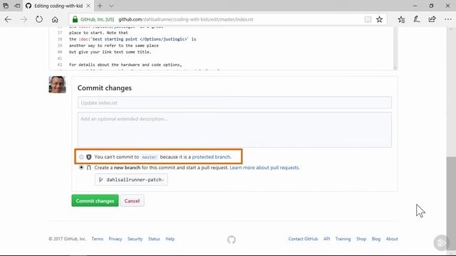 27 Configure GitHub to Require Pull Requests to Master смотреть онлайн