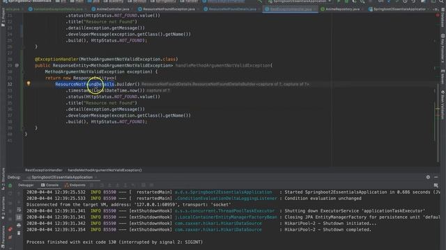 Spring Boot 2.3 Essentials 17 - Exception Handling pt 05 - Field Validation Handler смотреть онлайн