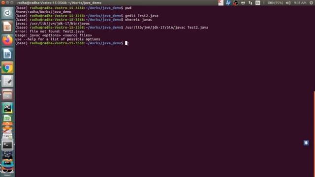 Programming in Java(Run Java from command prompt/terminal- Demo) смотреть онлайн