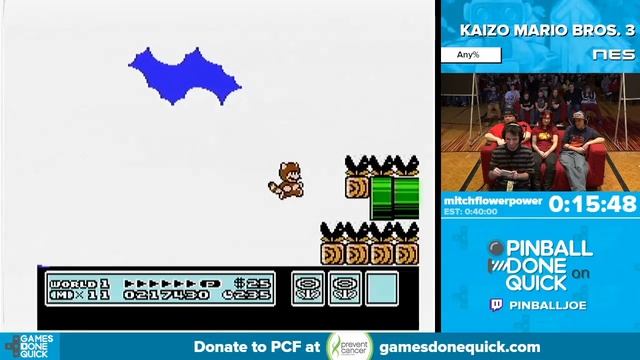 Kaizo Mario Bros. 3 by mitchflowerpower in 34:29 - Awesome Games Done Quick 2016 - Part 82 смотреть онлайн