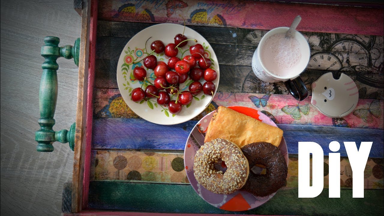 DIY. Что сделать из деревянных ящиков_ Поднос своими руками. Ящик для цветов. Мотивационная табличка смотреть онлайн