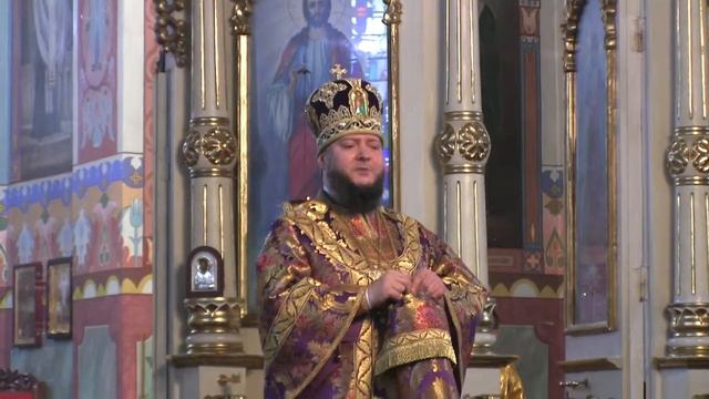 Торжество Православия 2015 год. Божественная Литургия в Свято-Успенском соборе г. Балта. смотреть онлайн