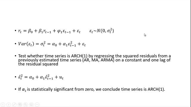 ARCH and GARCH Models смотреть онлайн