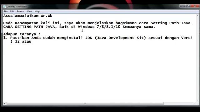 Cara Install Java JDK dan PATH Java pada Windows 7 - Tutorial Java || Anak Tena Channel смотреть онлайн