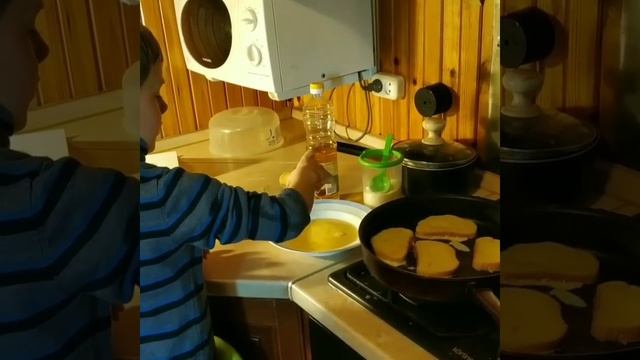 Жареный хлебушек
