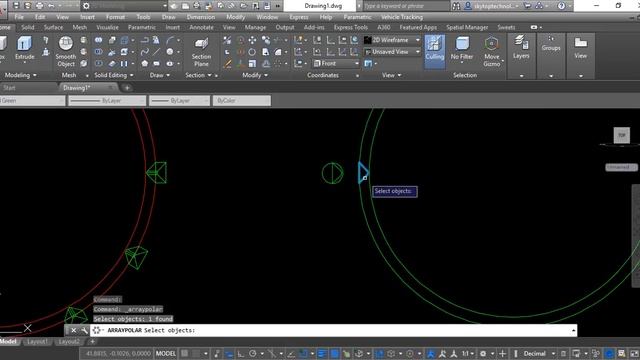 Water Filled Glass AutoCAD 2018 смотреть онлайн