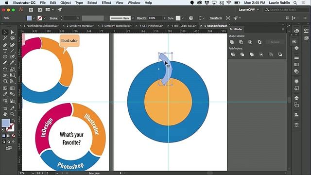 Create a Segmented Ring Infographic in Illustrator ft. Laurie Ruhlin // CreativePro Live смотреть онлайн