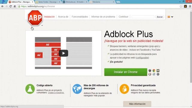 Instalar Adblock Plus en Chrome смотреть онлайн