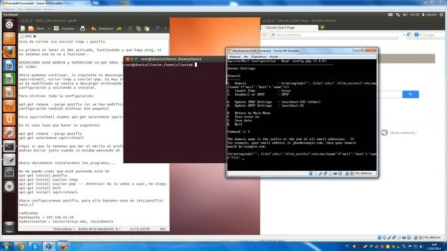 Configurar Mail [Postfix + Courier-IMAP + Squirrelmail] para dominios (Ubuntu Server 12.04) смотреть онлайн