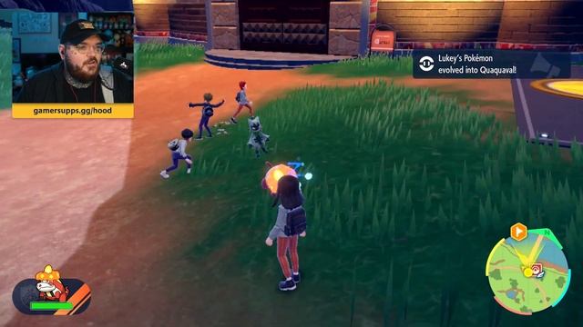 Group reacting to Quaxly's final evolution смотреть онлайн