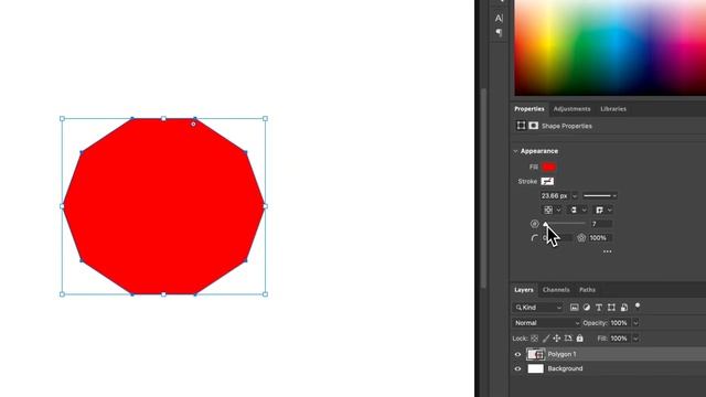 How to Use the Polygon Tool in Photoshop смотреть онлайн