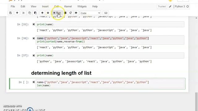How determine length of list in Python 03 | Length function | Lecture#15 in Urdu | Hindi смотреть онлайн