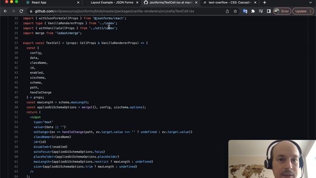Custom renderers in JsonSchema + JsonForms смотреть онлайн