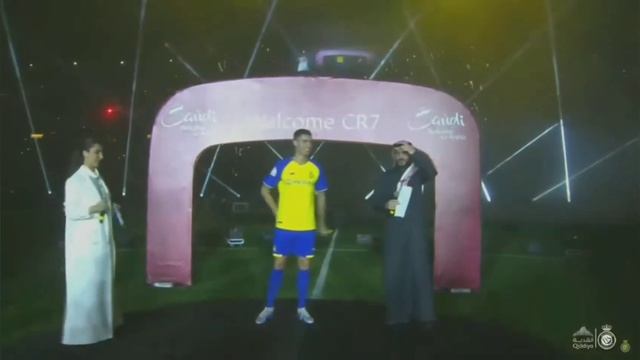 Cristiano Ronaldo Presentation: Ceremony with Al-Nasr /// Презентация Роналду в Аль-Наср смотреть онлайн