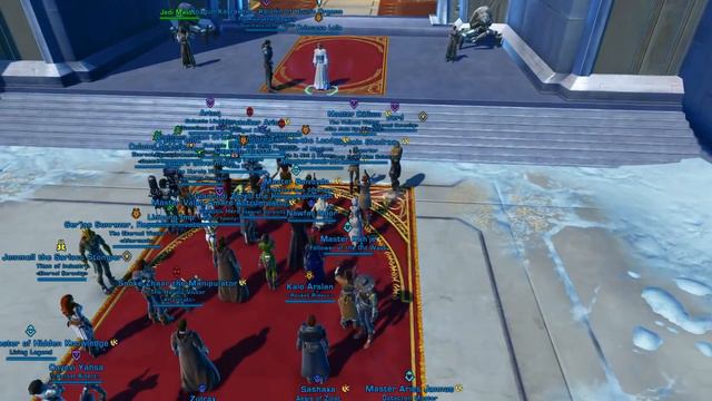 SWTOR Players assemble to mourn Carrie Fisher's passing and celebrate Princess Leia's life смотреть онлайн